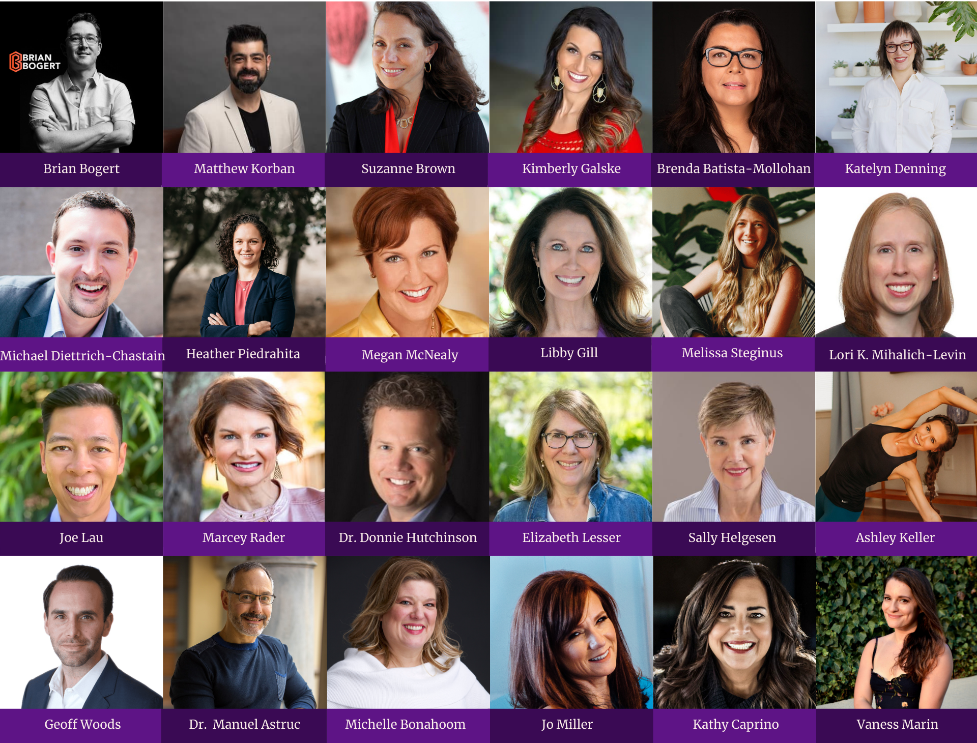 20+ featured industry influencers